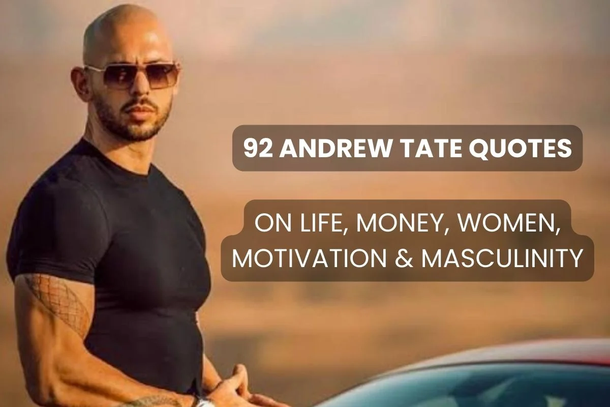 92 Andrew Tate Quotes on Life, Money, Women, Motivation & Masculinity feature image
