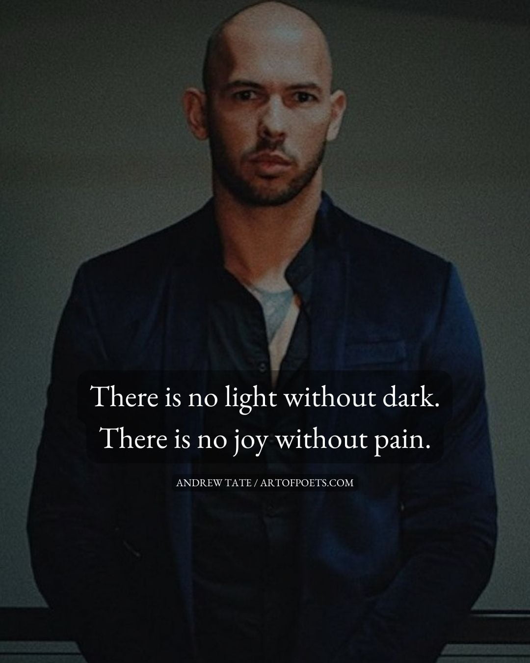 There is no light without dark. There is no joy without pain 1