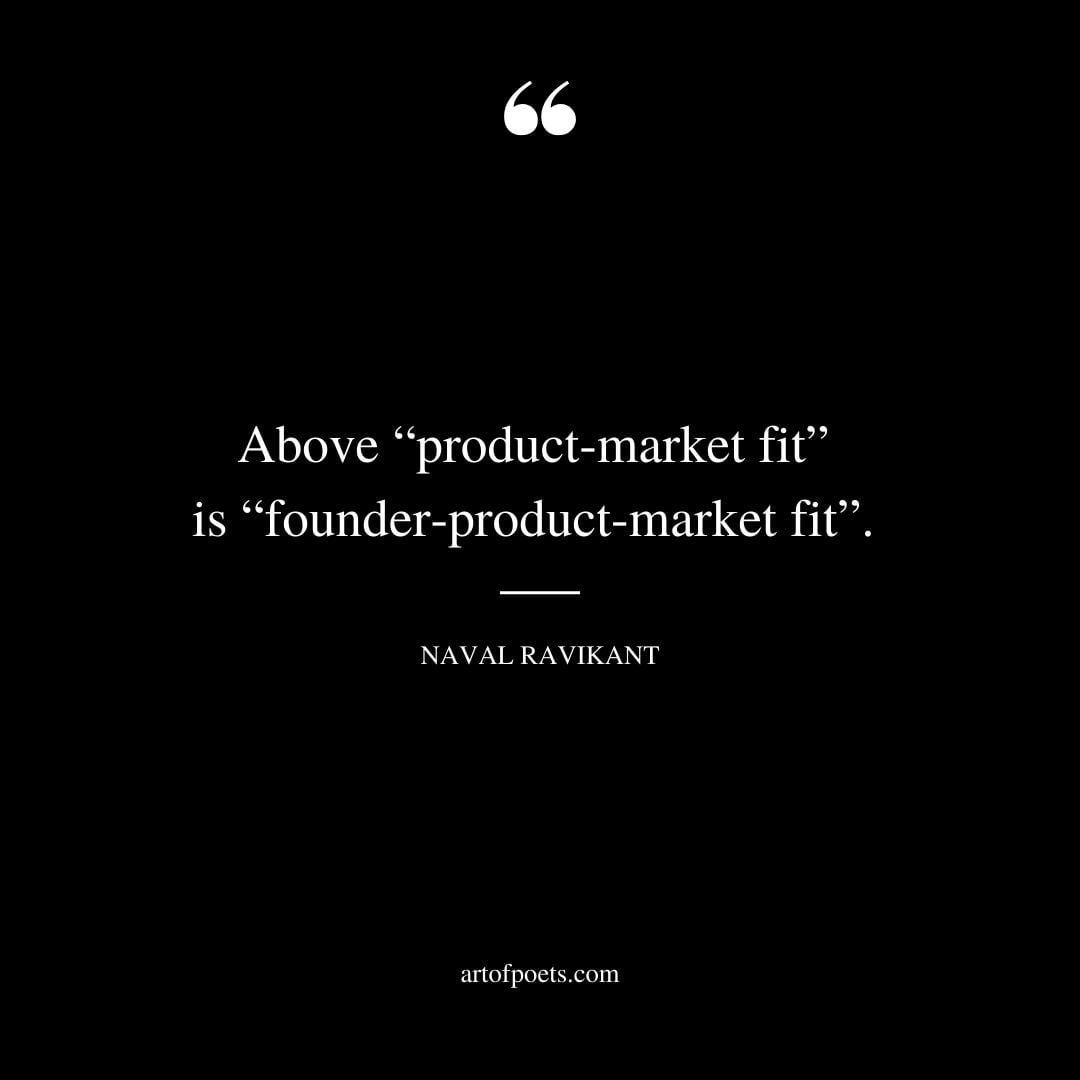 Above product market fit is founder product market fit