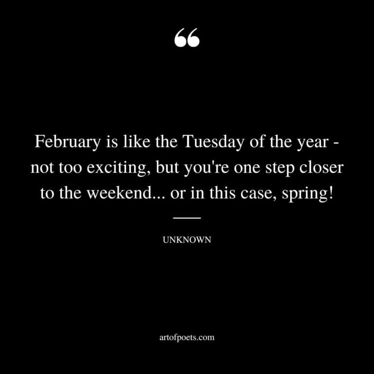 33 Inspirational & Funny February Quotes for 2024 (Hello February Quotes)