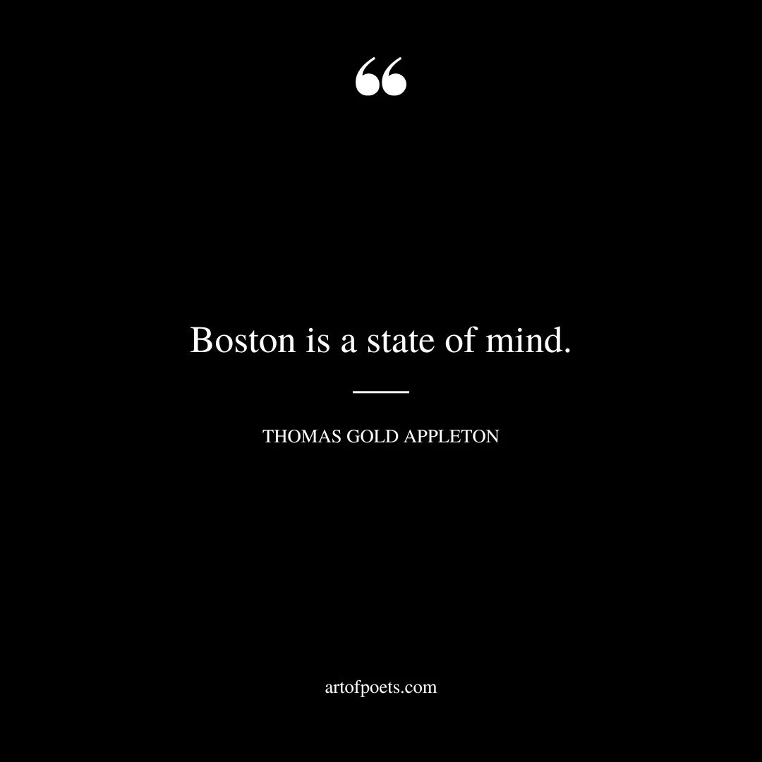 Boston is a state of mind