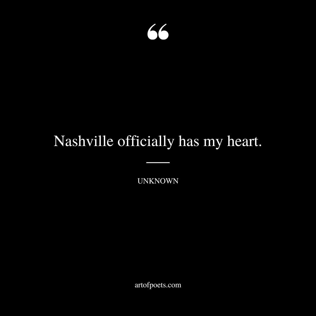 Nashville officially has my heart