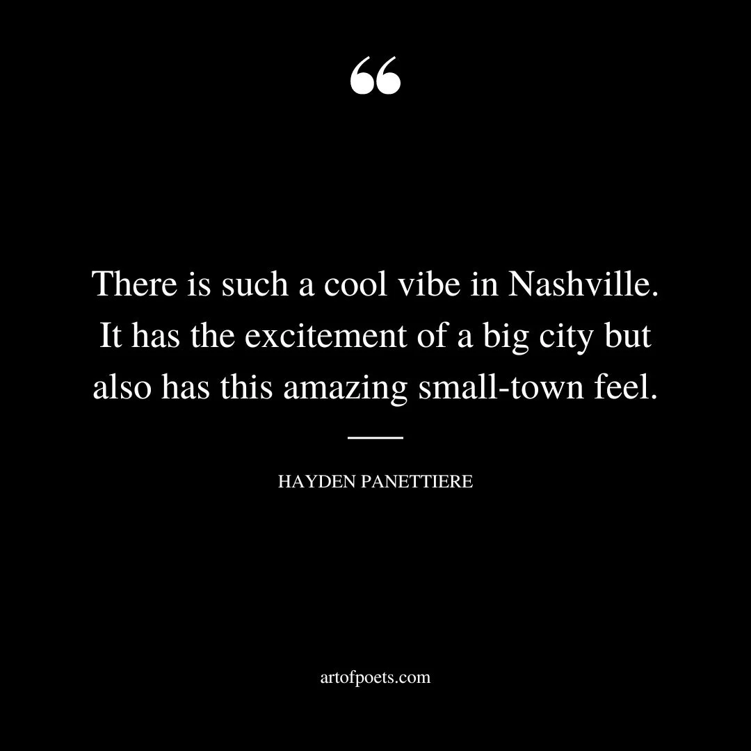 There is such a cool vibe in Nashville. It has the excitement of a big city but also has this amazing small town feel
