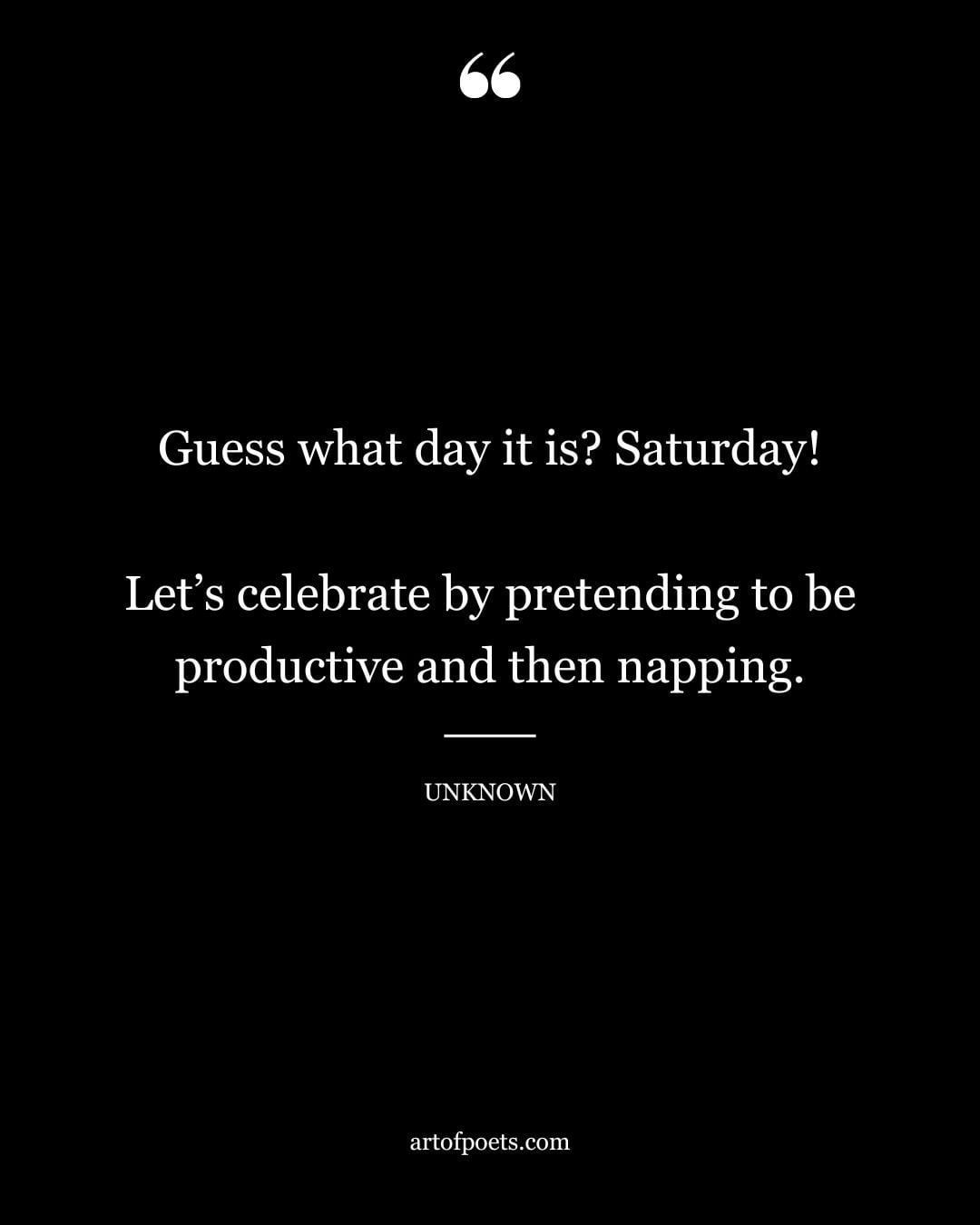 Guess what day it is Saturday Lets celebrate by pretending to be productive and then napping