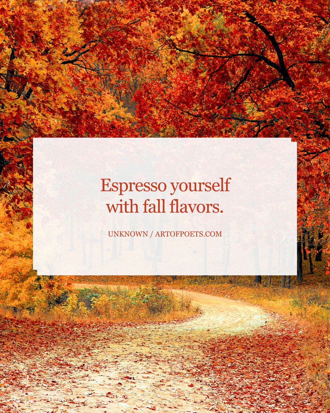 Espresso yourself with fall flavors