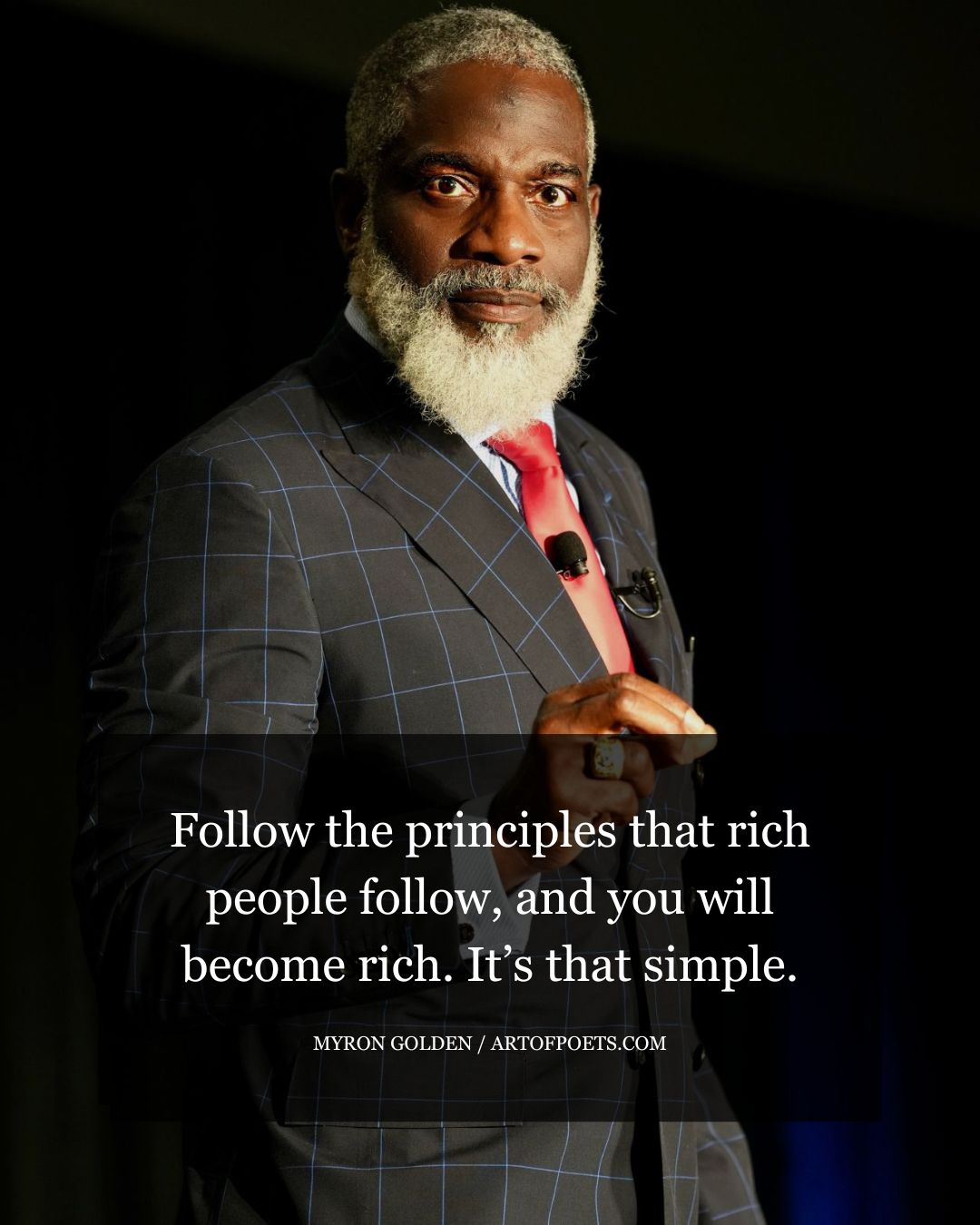 Follow the principles that rich people follow and you will become rich. Its that simple