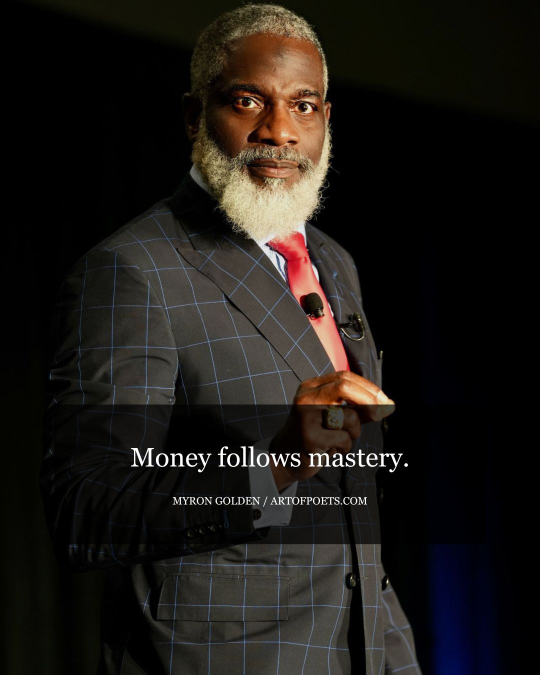 Money follows mastery