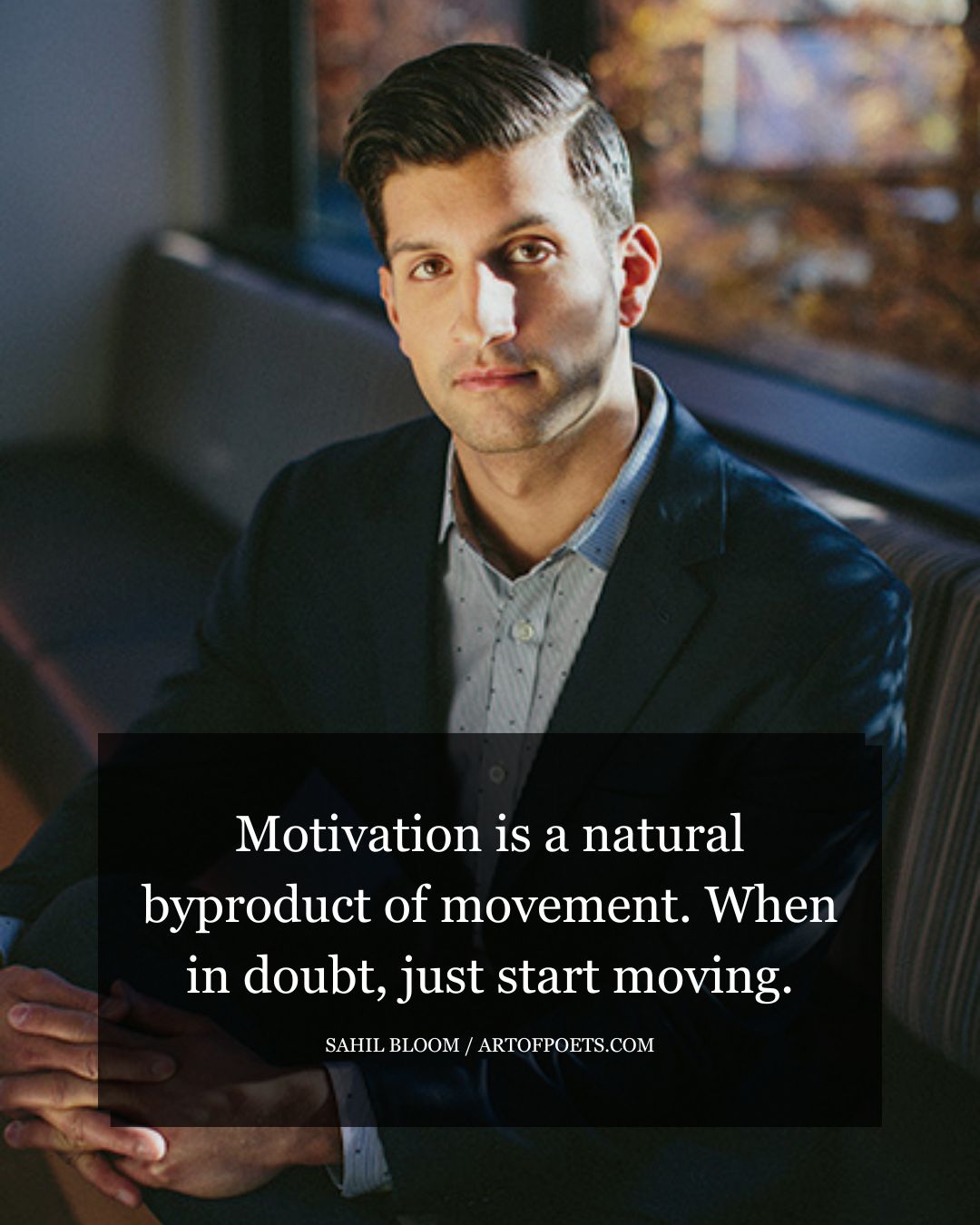 Motivation is a natural byproduct of movement. When in doubt just start moving