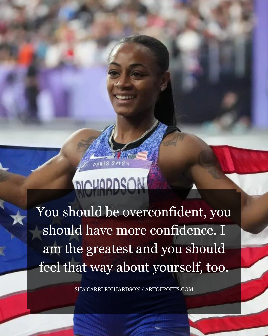 You should be overconfident you should have more confidence. I am the greatest and you should feel that way about yourself too