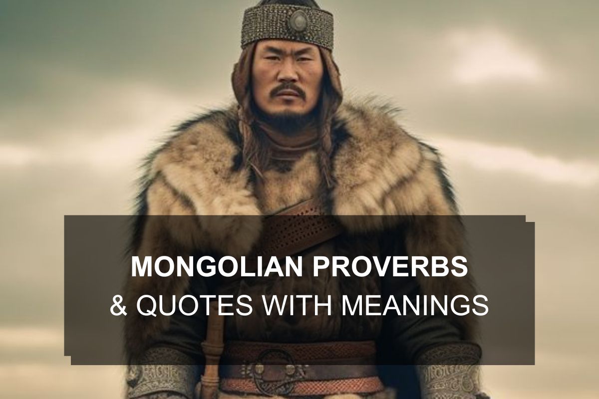 Mongolian Proverbs & Quotes with Meanings