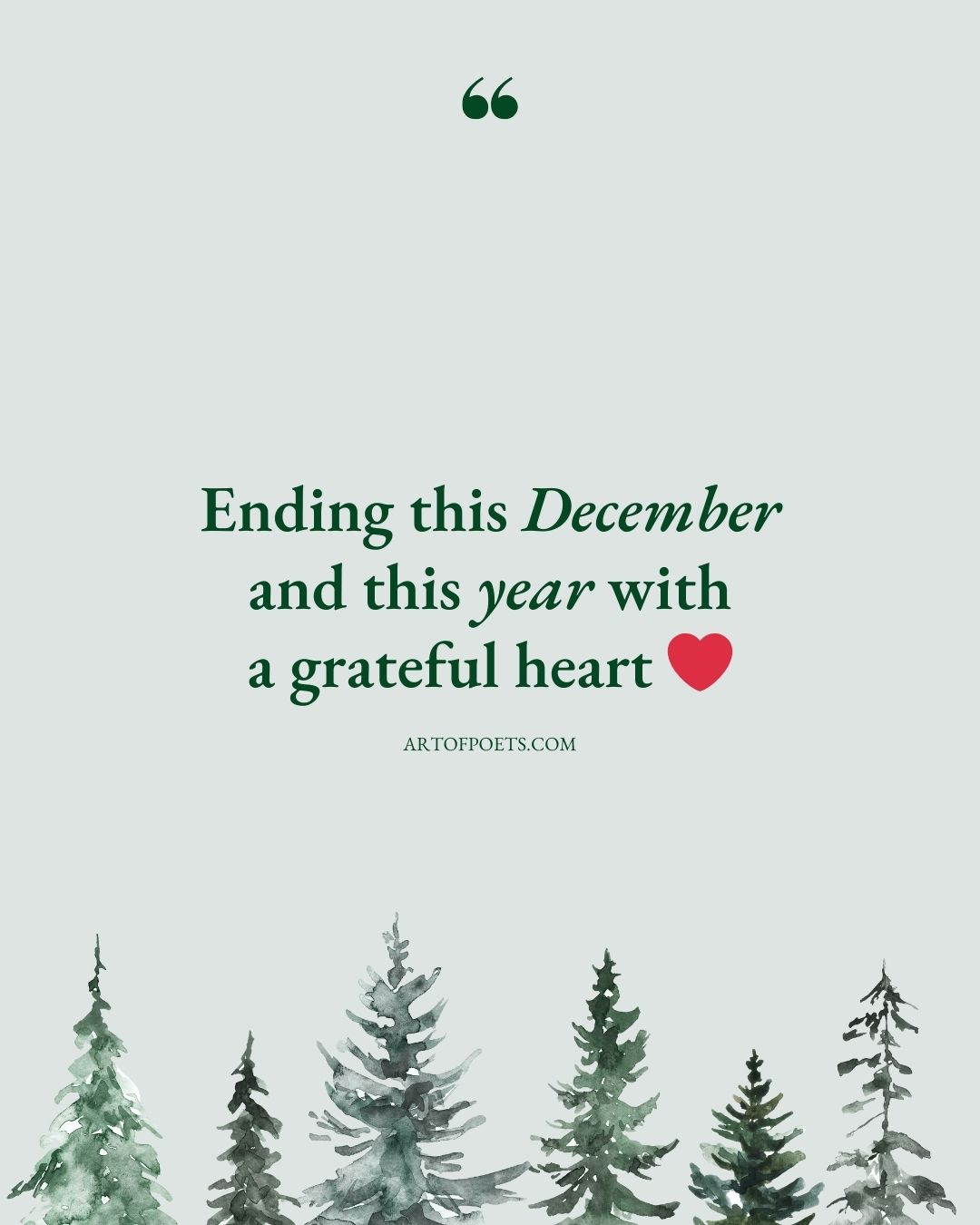 Ending this December and this year with a grateful heart ❤ 1