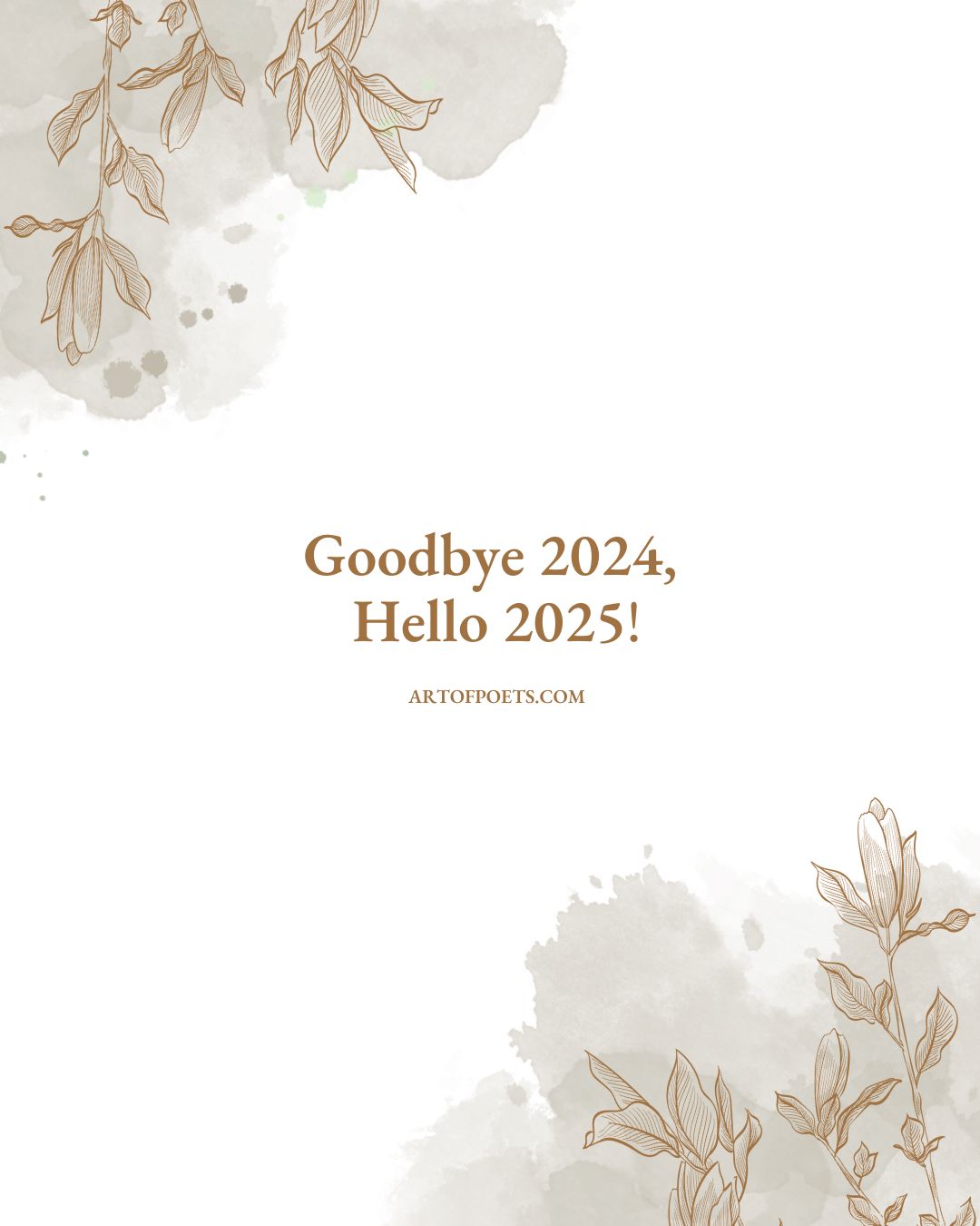 Goodbye 2024 Hello 2025