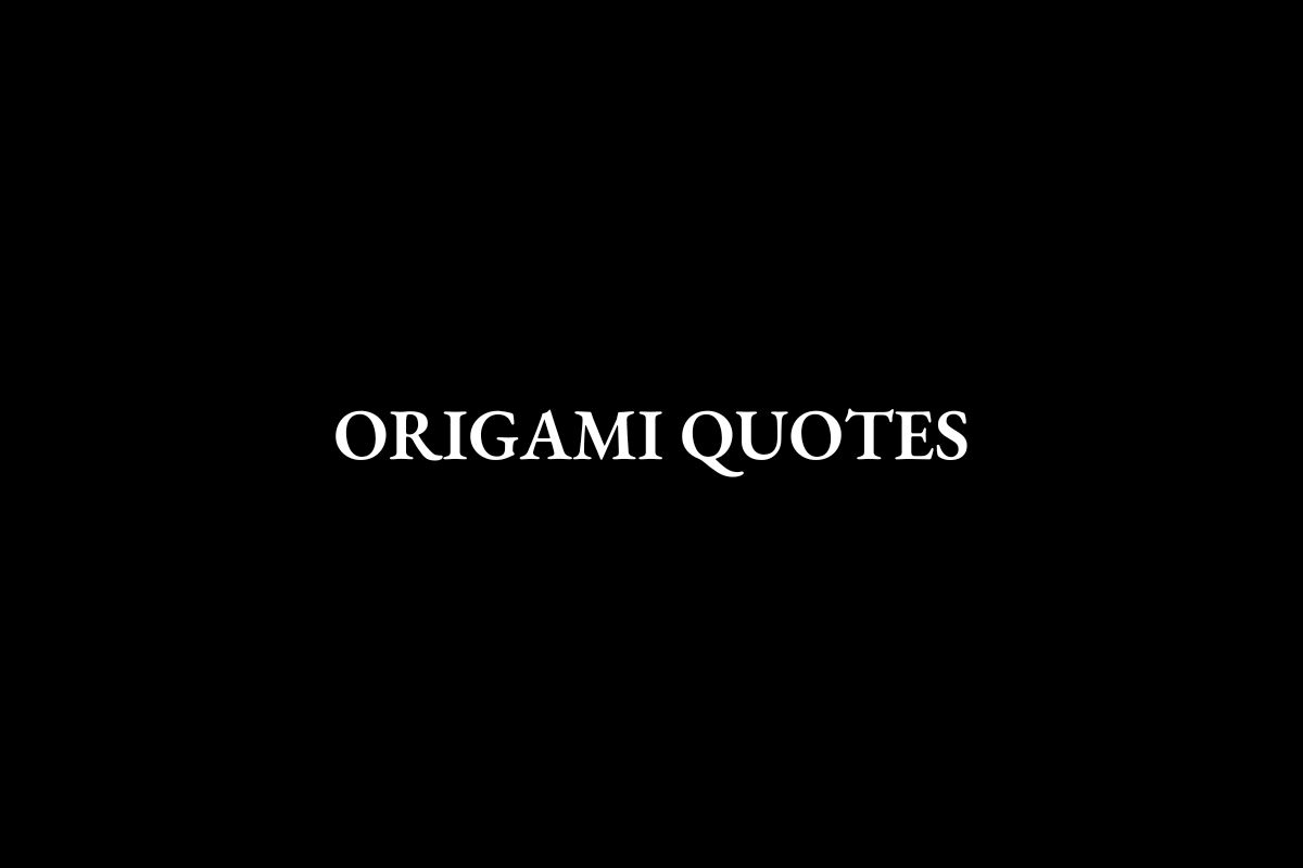 Origami Quotes Featured Image