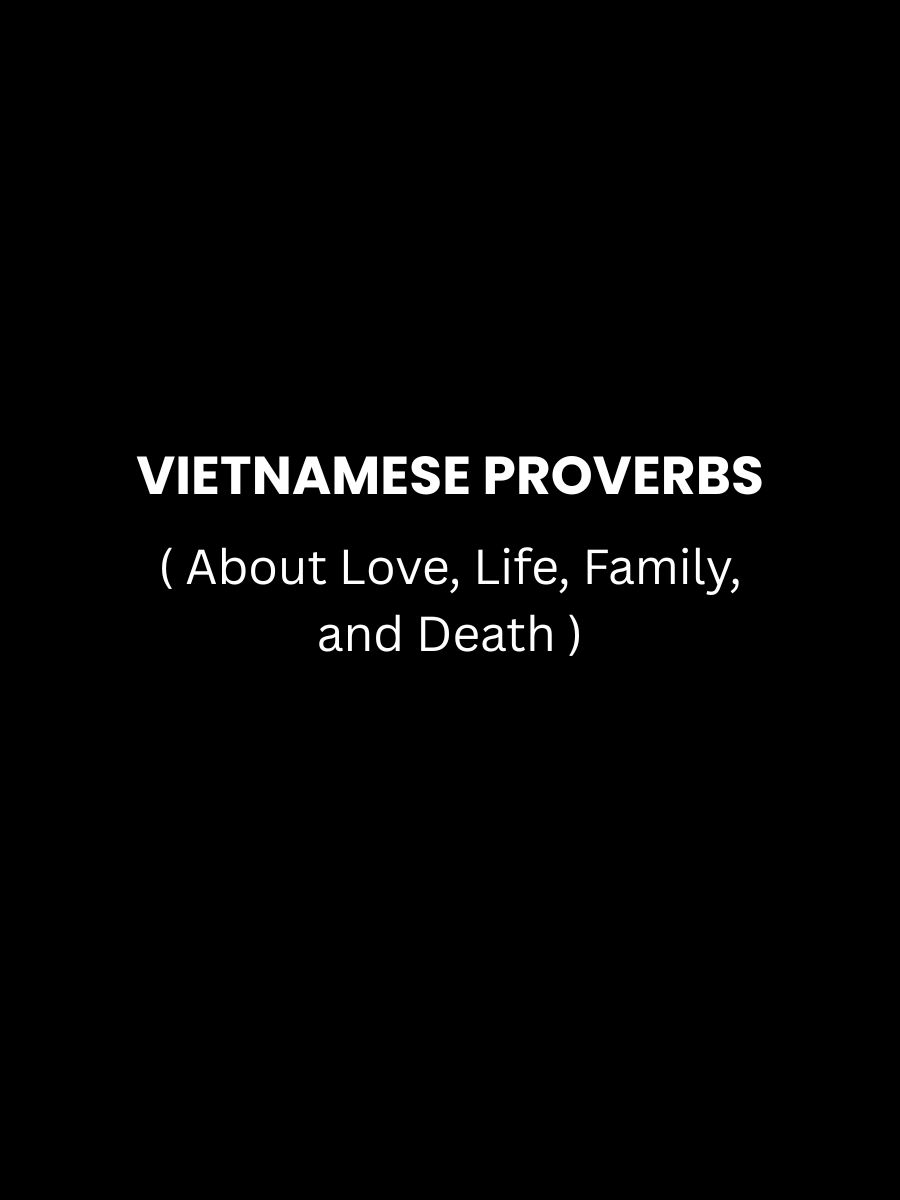 Vietnamese Proverbs Quotes Featured Image