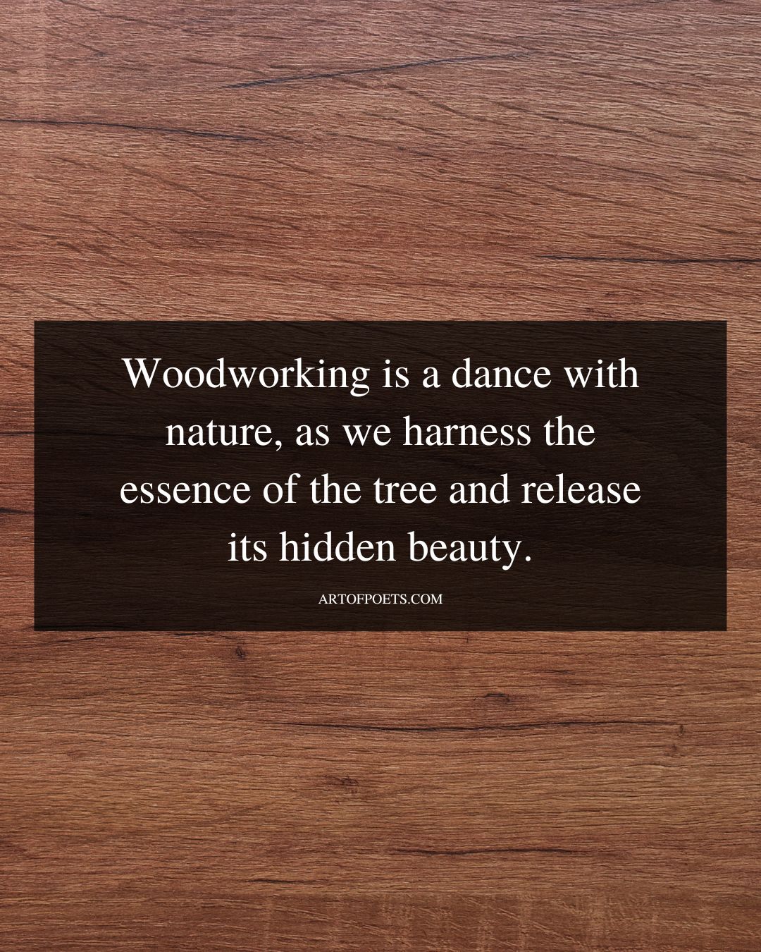 Woodworking is a dance with nature as we harness the essence of the tree and release its hidden beauty