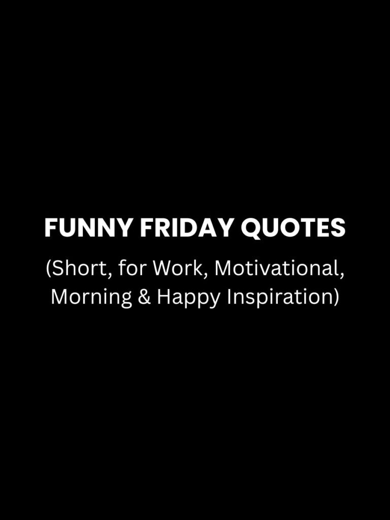 Funny Friday Quotes Featured Image