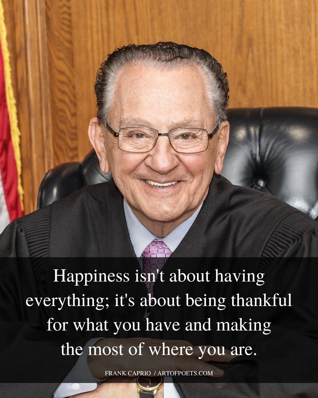 Happiness isnt about having everything