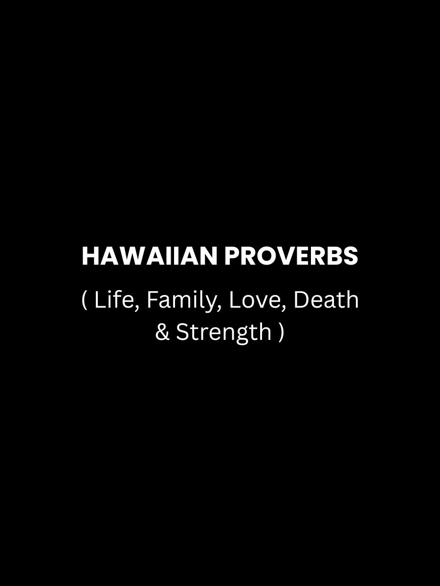 Hawaiian Proverbs Featured Image