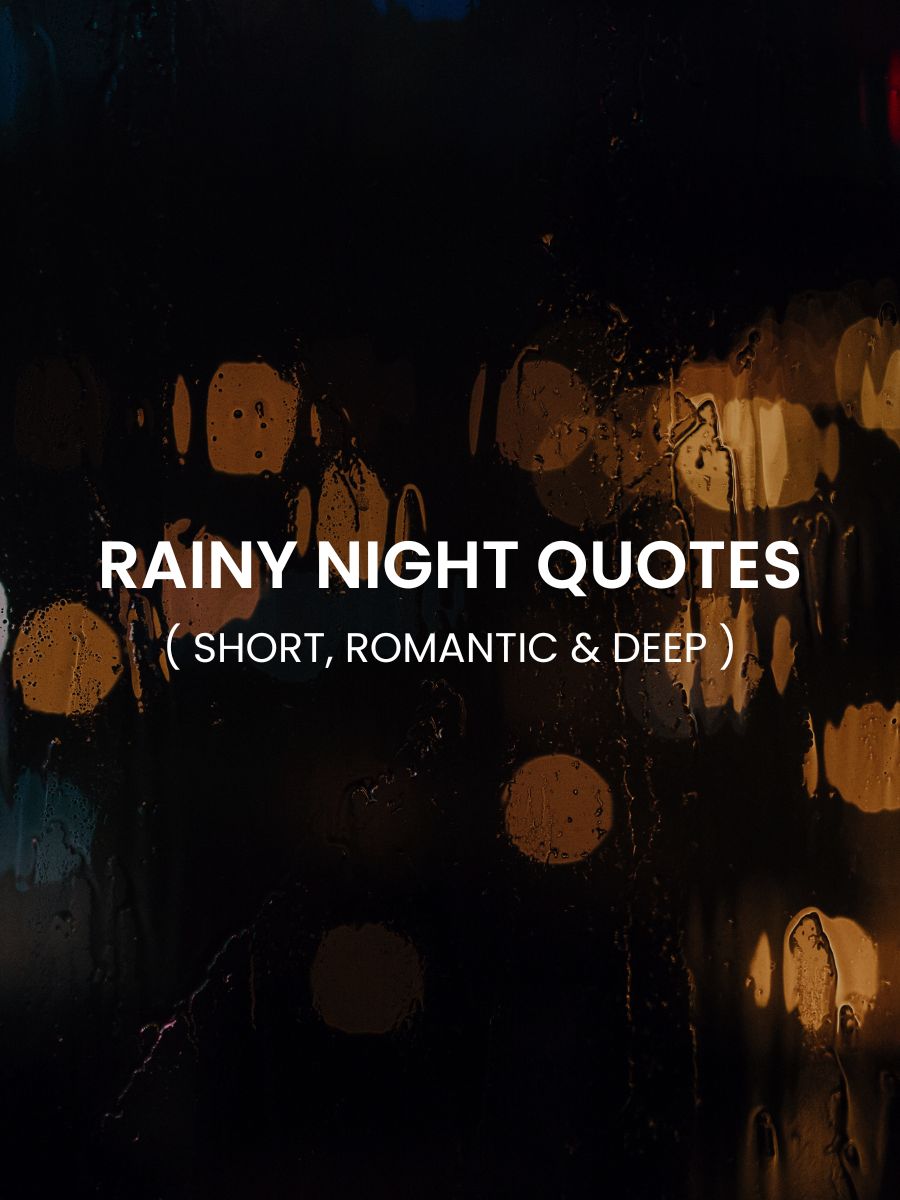 Rainy Night Quotes Featured Image