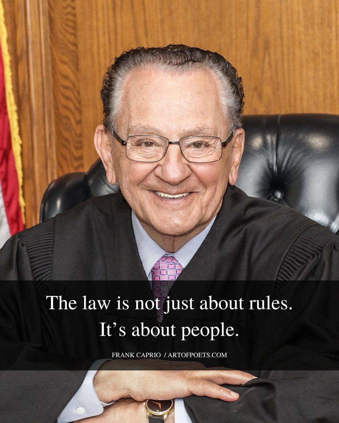 The law is not just about rules. Its about people