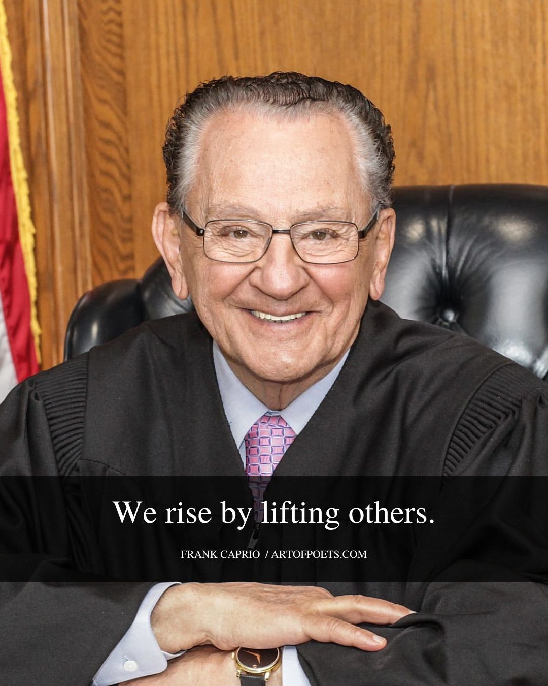 We rise by lifting others