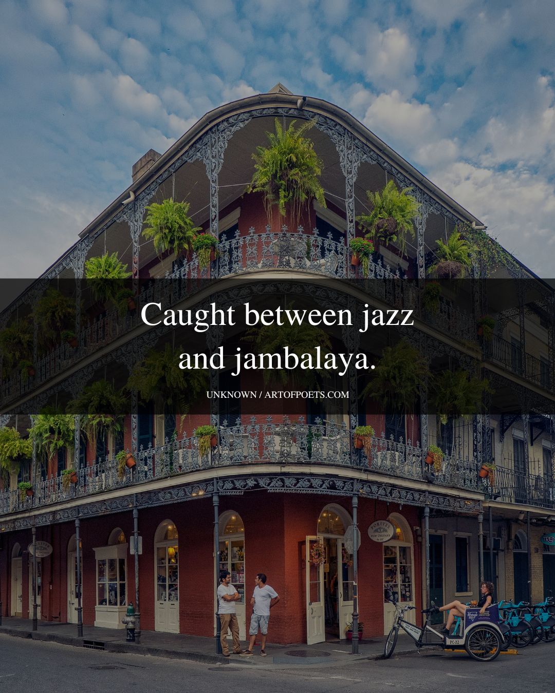 Caught between jazz and jambalaya