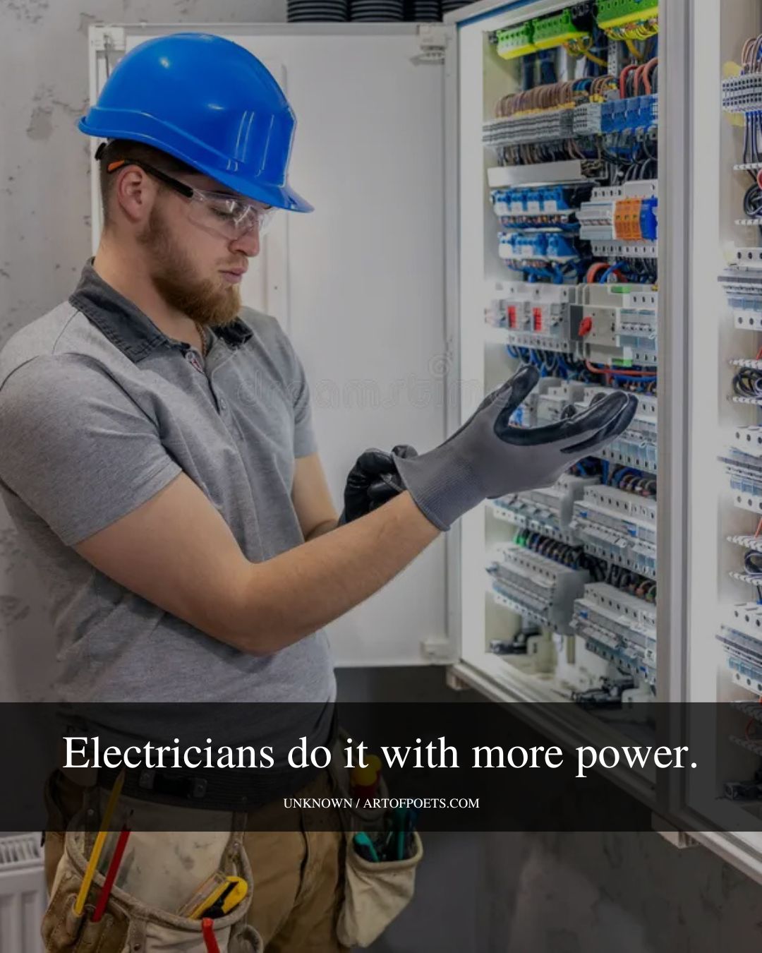 Electricians do it with more power