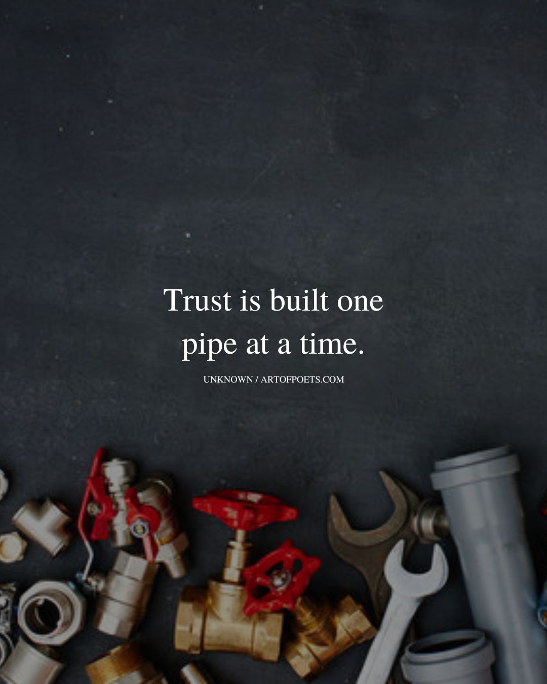 Trust is built one pipe at a time