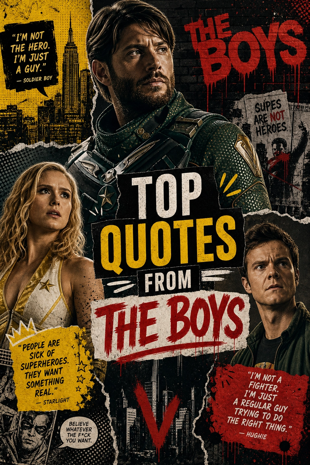 54 The Boys Quotes From Homelander Butcher Soldier Boy More