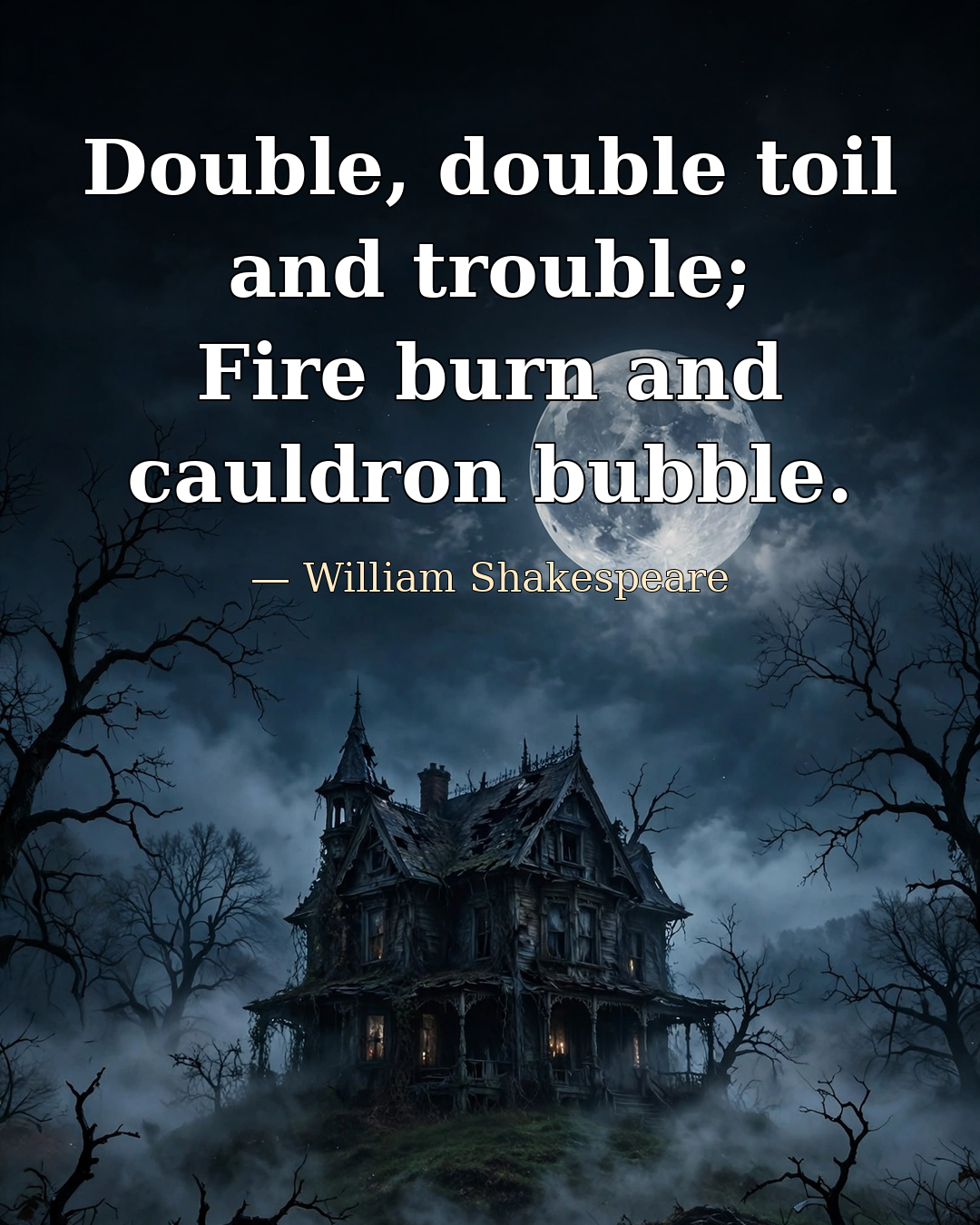 double double toil and trouble pin
