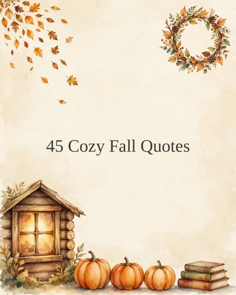 45 cozy fall quotes cover