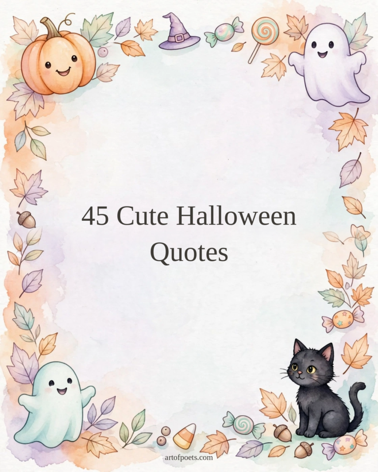 45 cute halloween quotes cover
