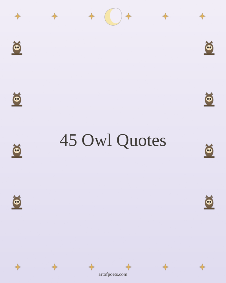 45 owl quotes cover