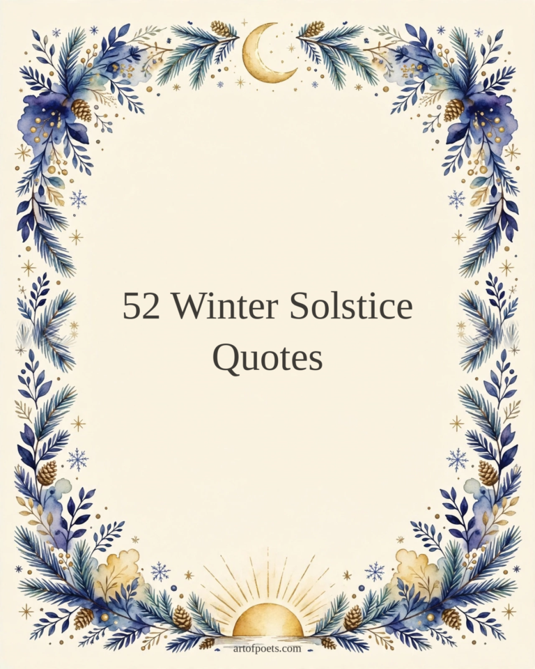 52 winter solstice quotes cover
