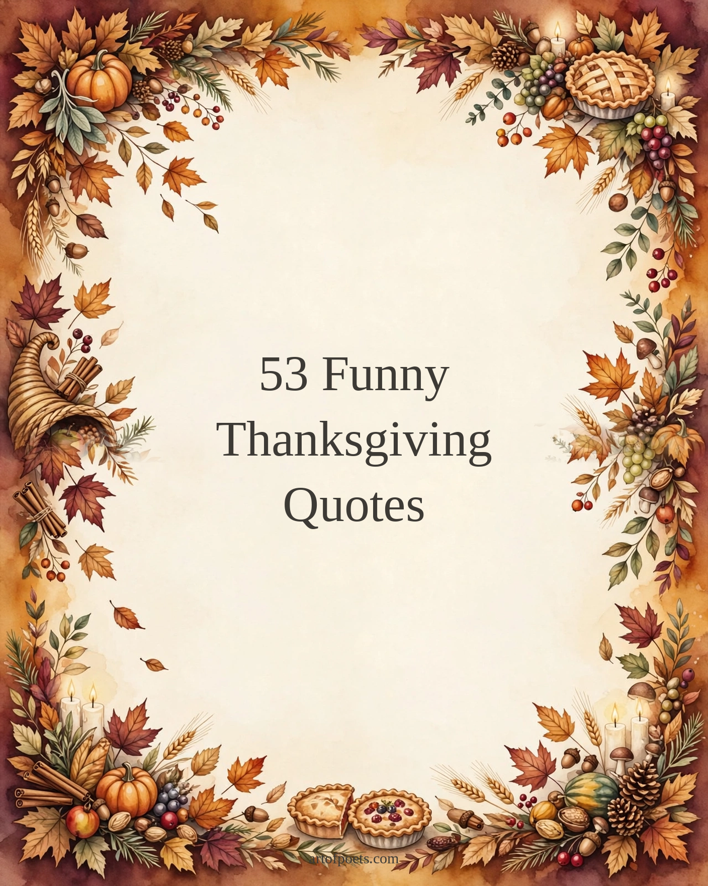 53 funny thanksgiving quotes cover