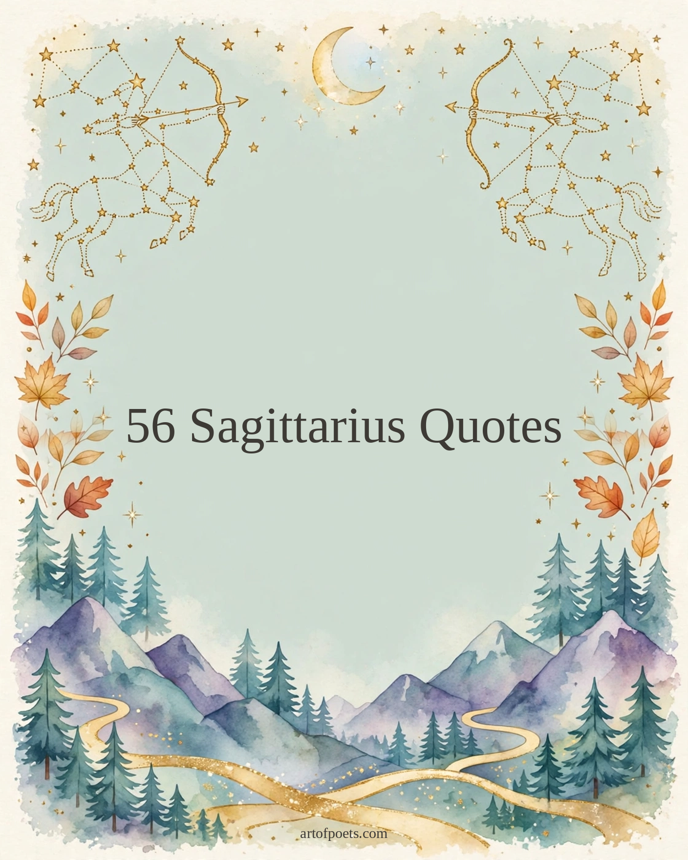 56 sagittarius quotes cover