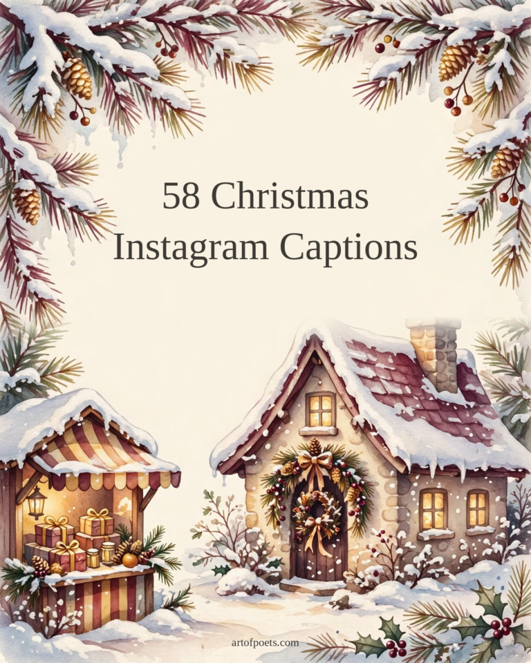 58 christmas instagram captions cover