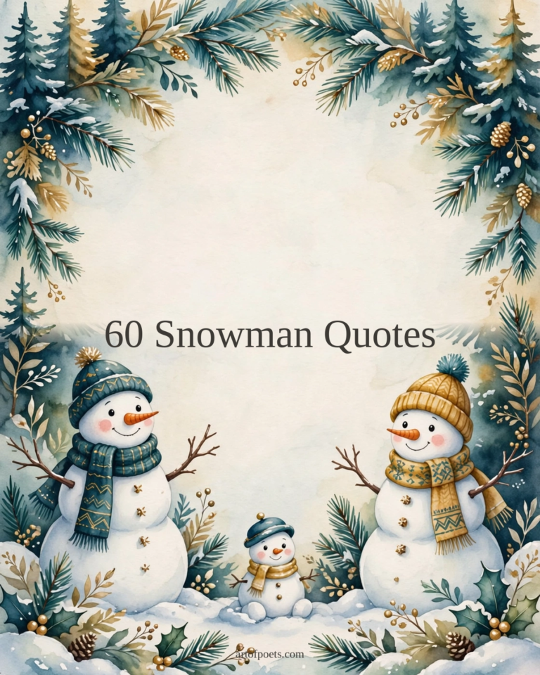 60 snowman quotes cover