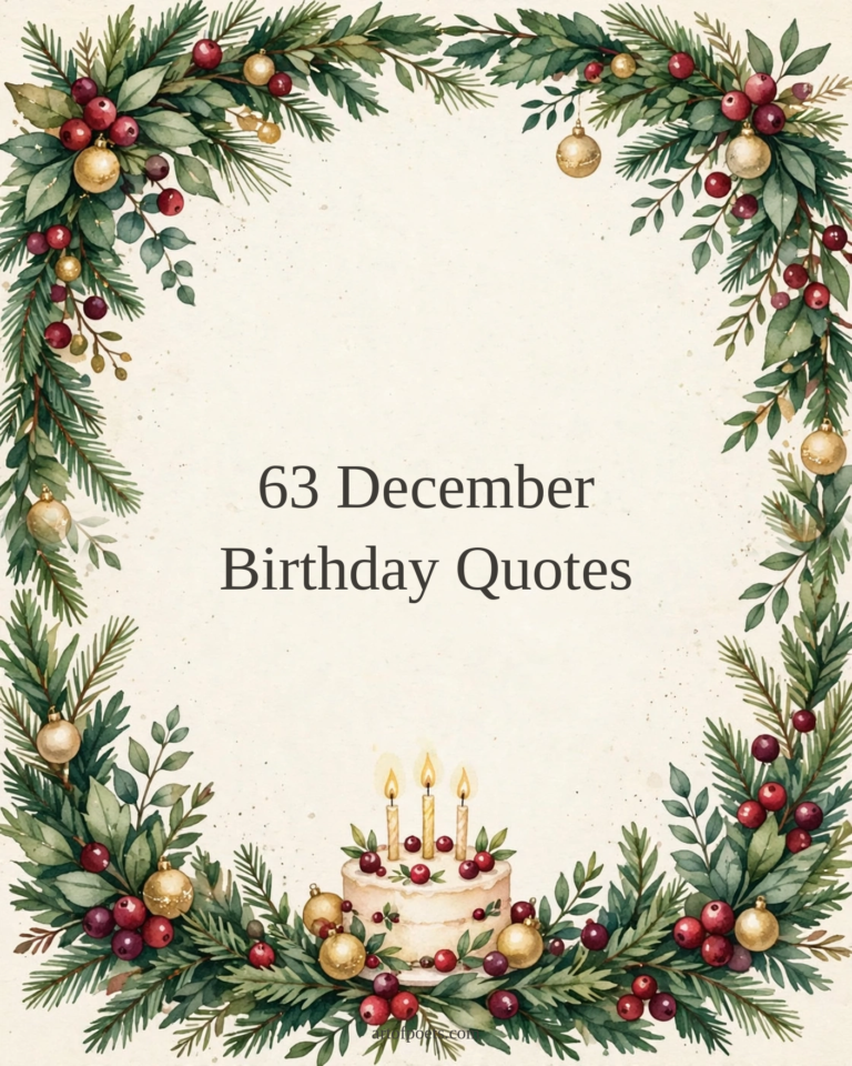 63 december birthday quotes cover