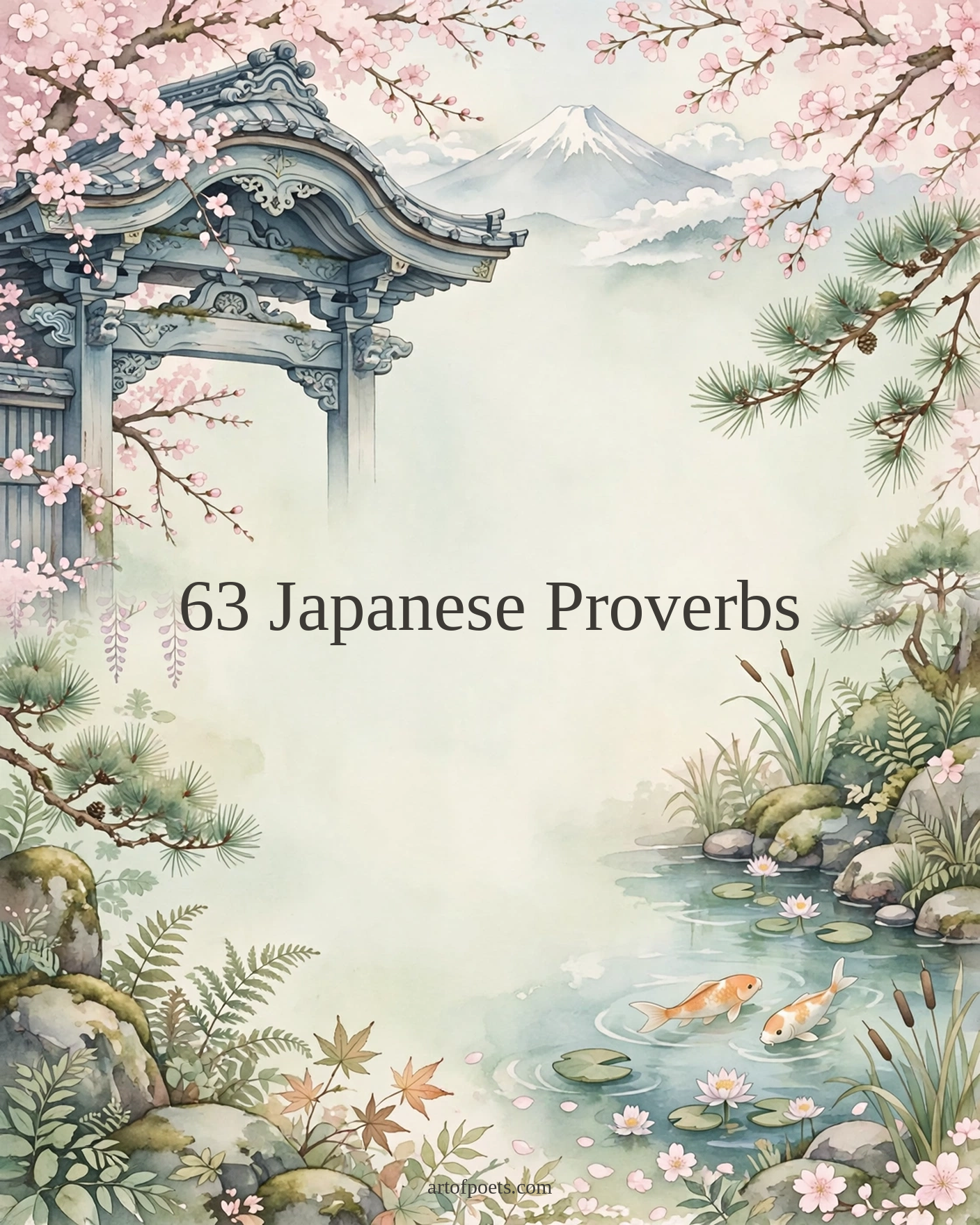 63 japanese proverbs cover