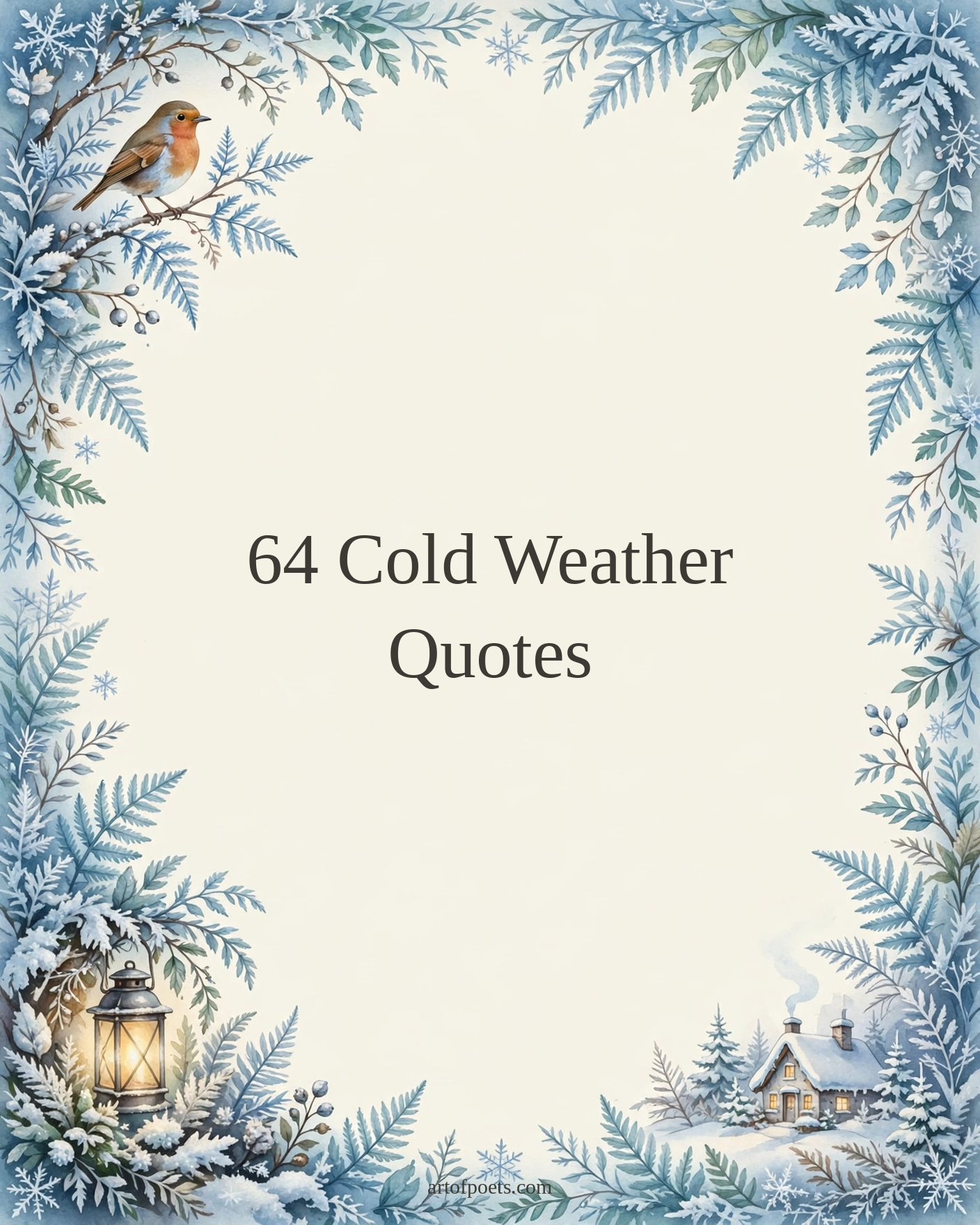 64 cold weather quotes cover