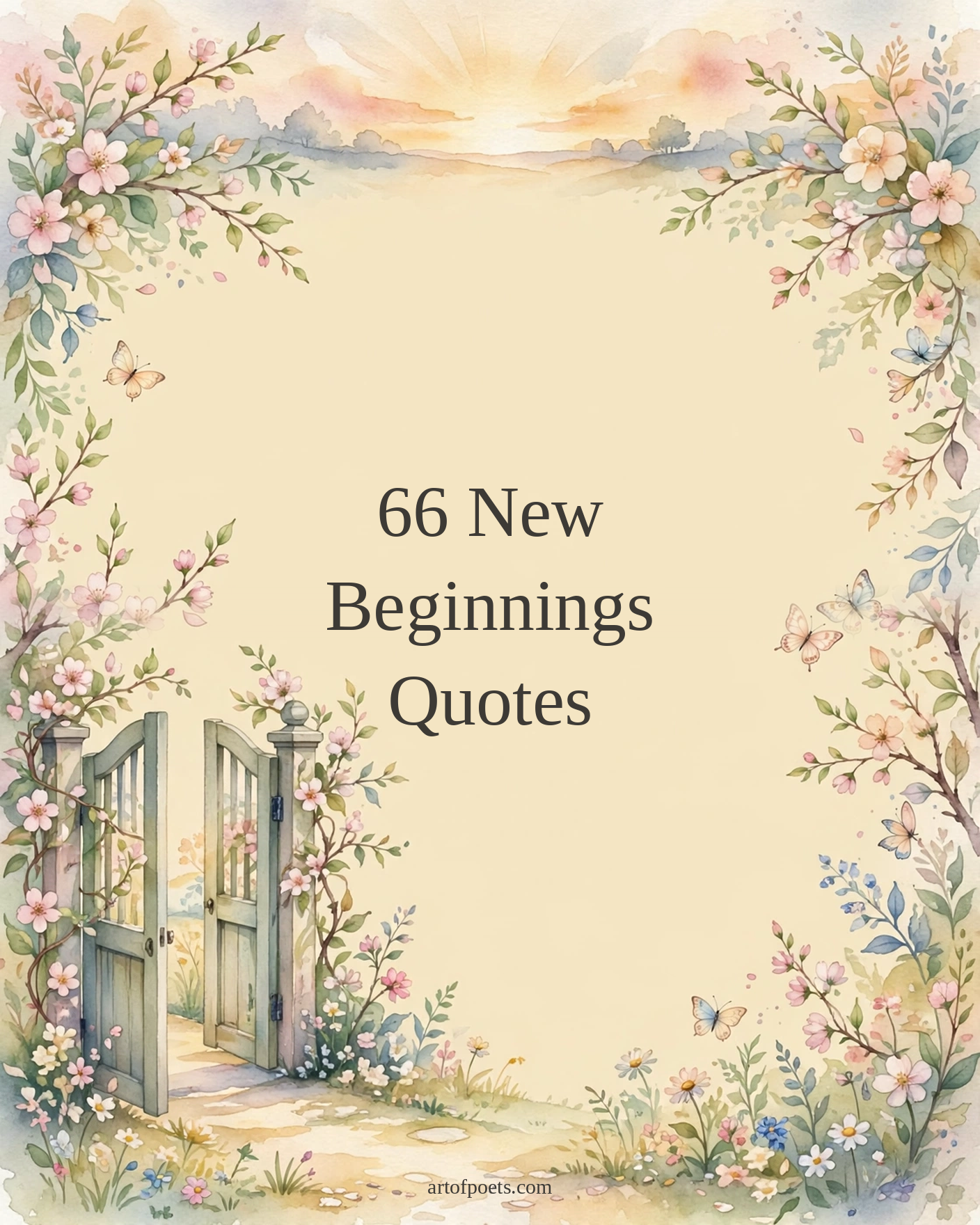 66 new beginnings quotes cover