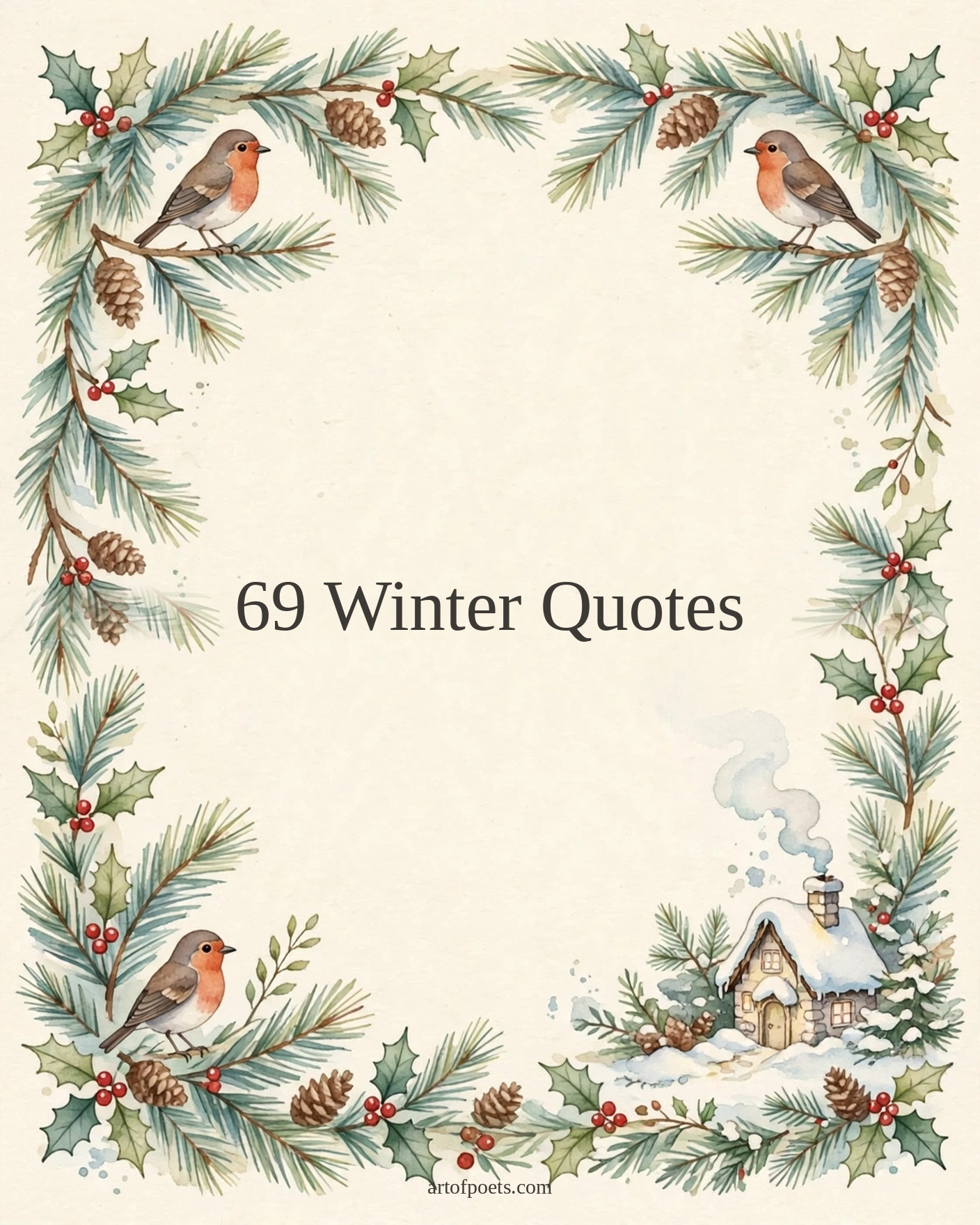 69 winter quotes cover
