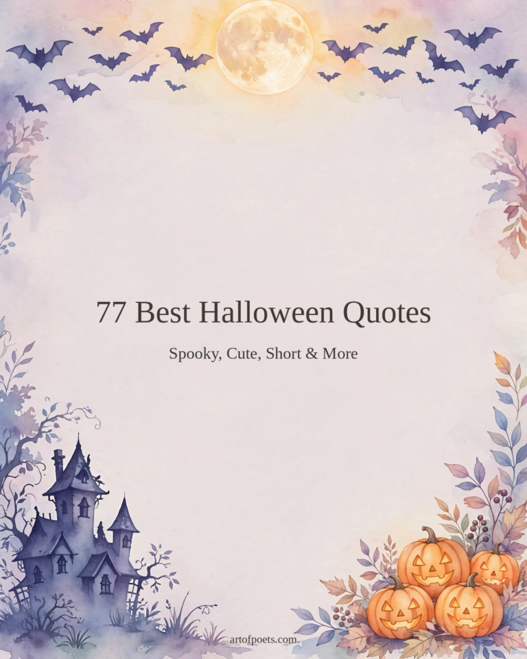 77 Best Halloween Quotes cover