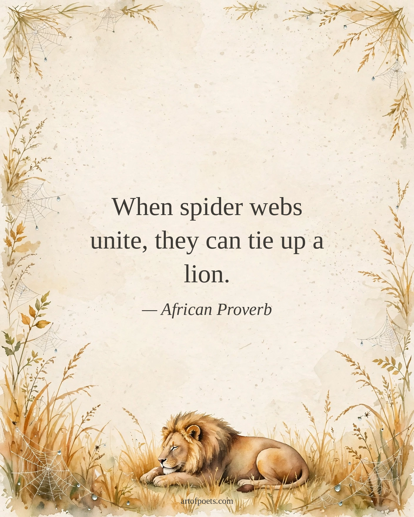 African proverb