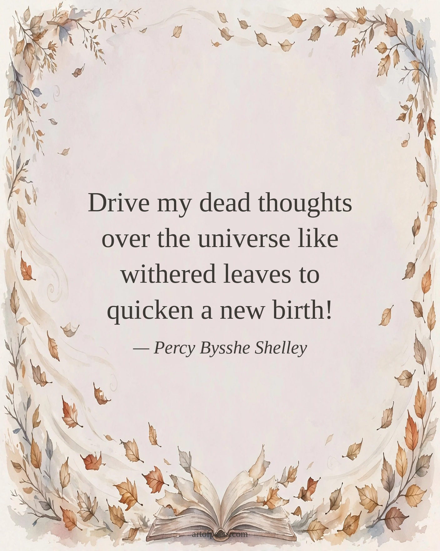 Autumn leaves quote