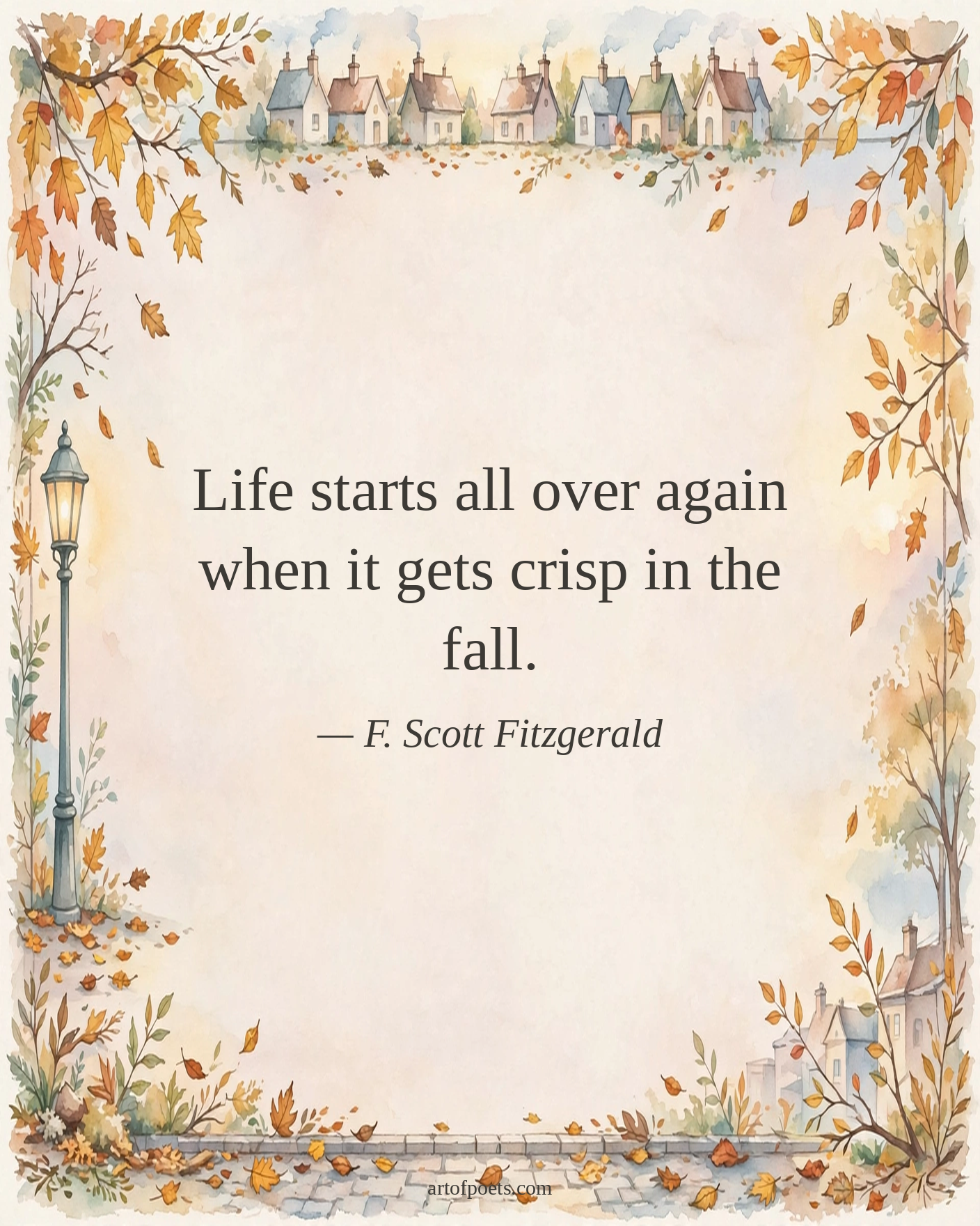 Autumn leaves quote