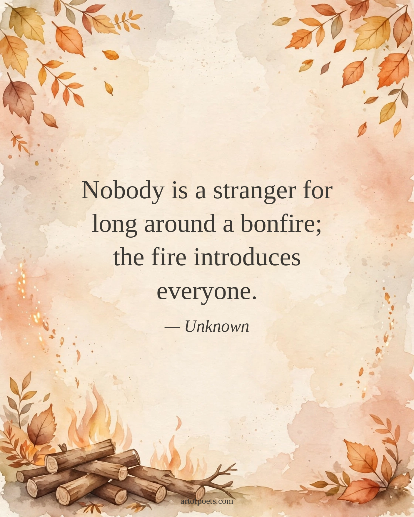 Bonfire quote