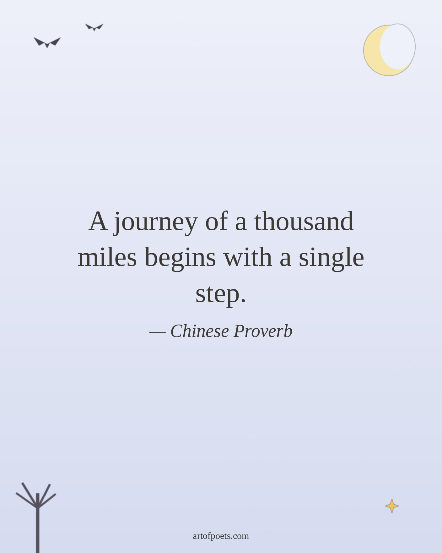 Chinese proverb