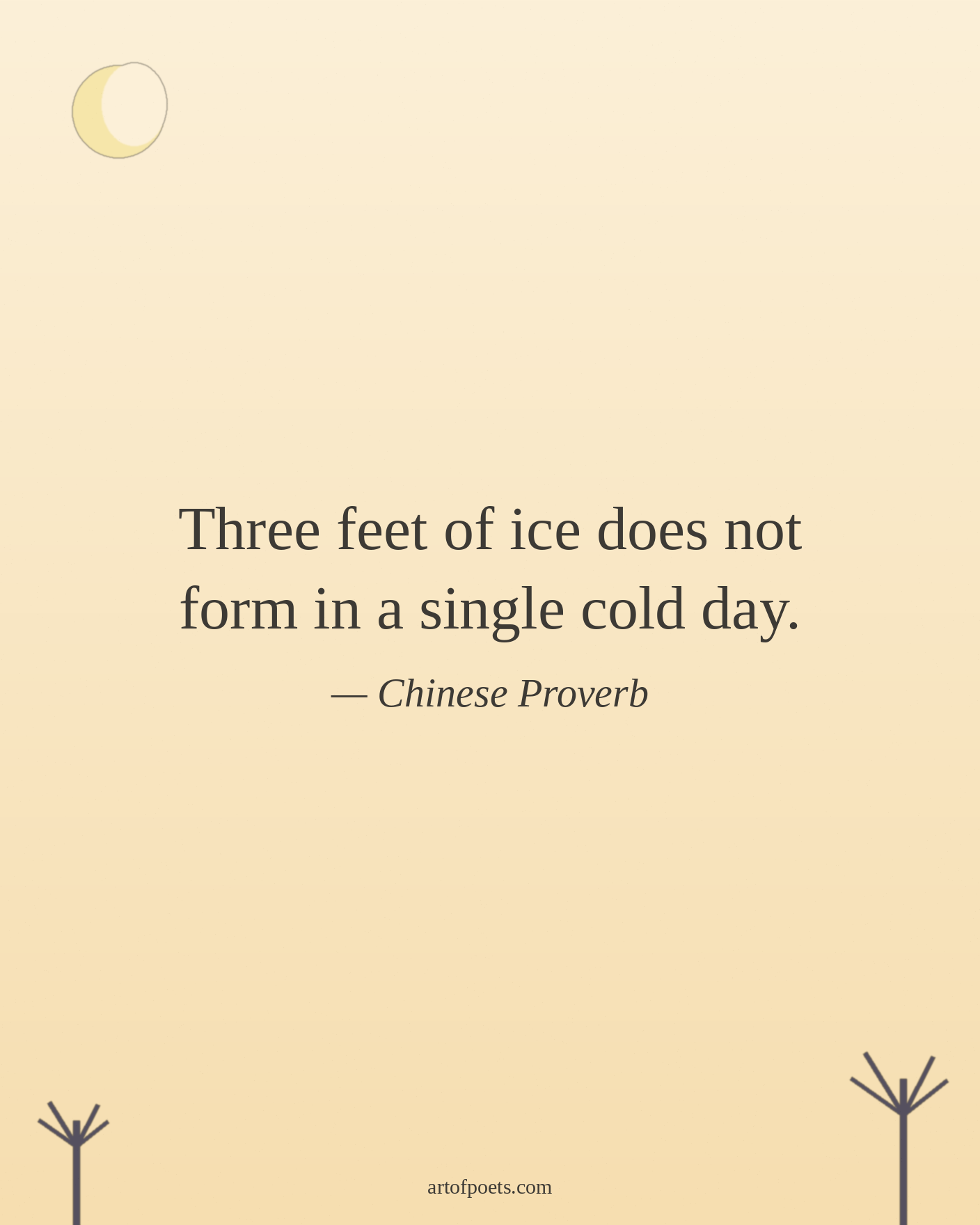 Chinese proverb